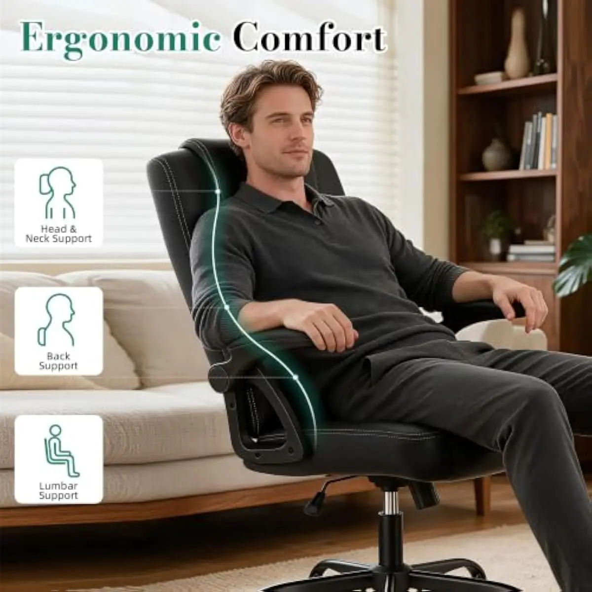 Silla de oficina ergonómica pa - Office Chair reseña y precio