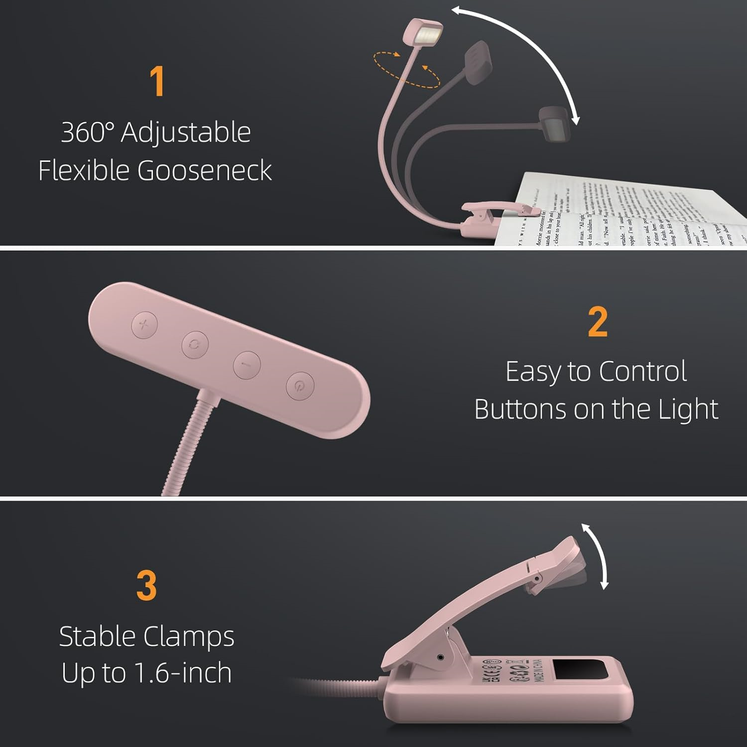 Lámpara de Lectura con Clip pa - Desk Lamp reseña y precio