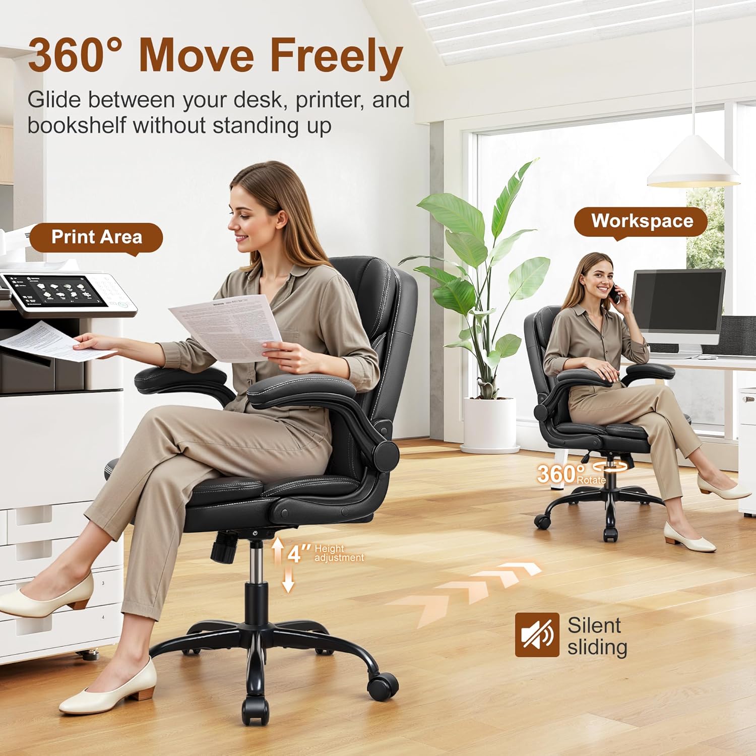 Silla de oficina ergonómica co - Office Chair Cushion reseña y precio