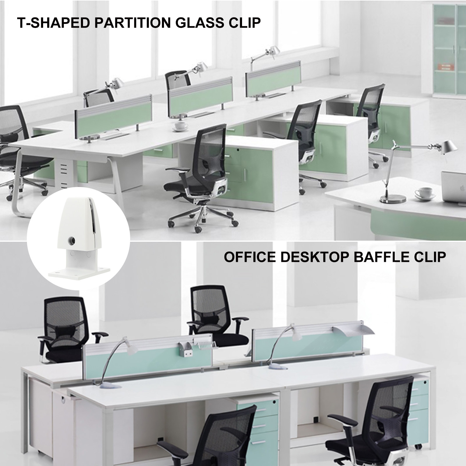 2 unidades de abrazaderas para - Partition Screen Divider reseña y precio