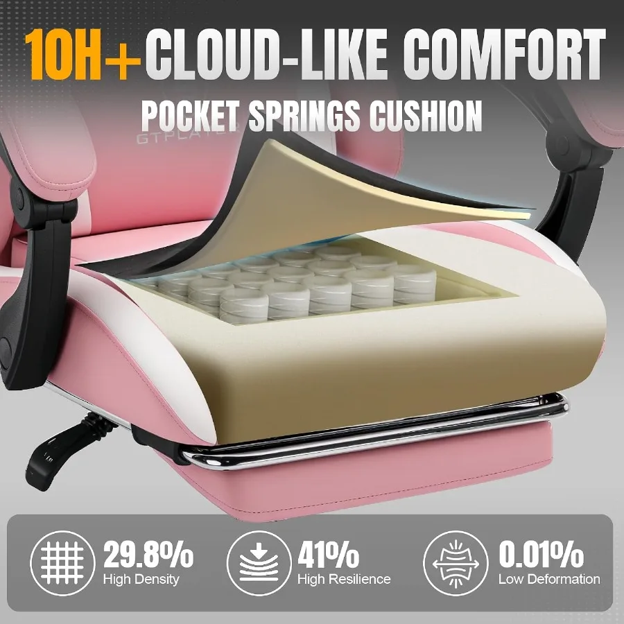 Silla de juego con reposapiés  - Office Chair Cushion reseña y precio