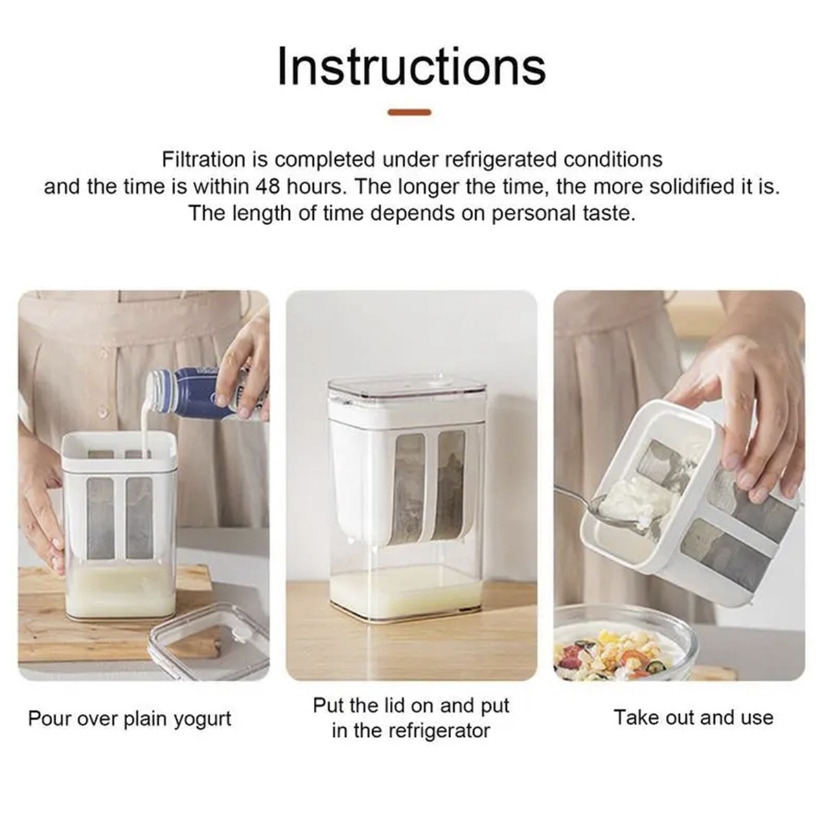 Filtro de yogur y colador de a - Partition Screen Divider reseña y precio